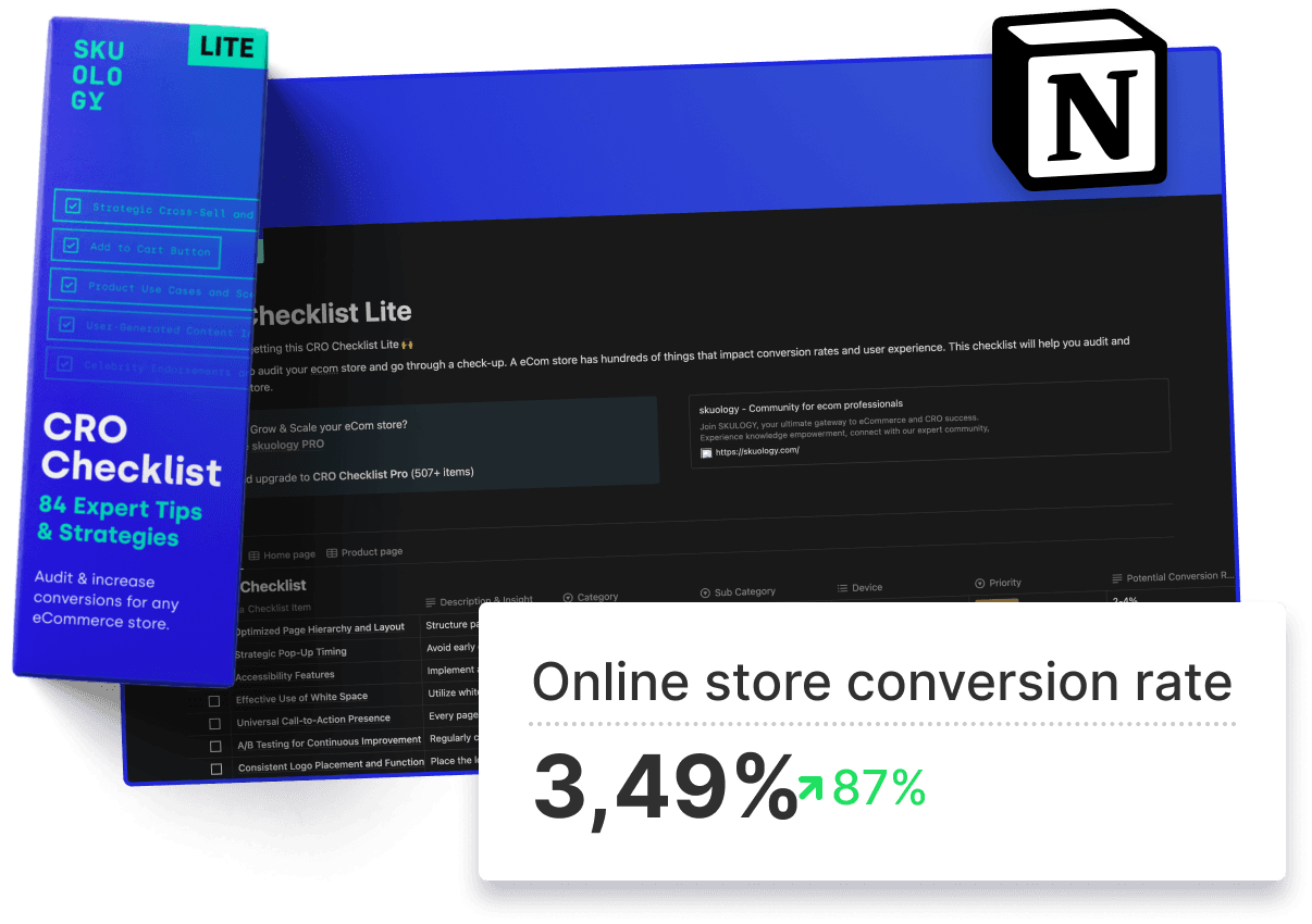 CRO Checklist in Notion