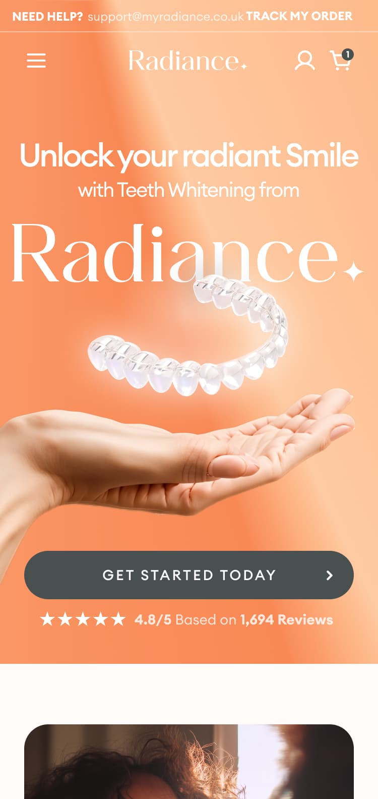 Radiance store on mobile